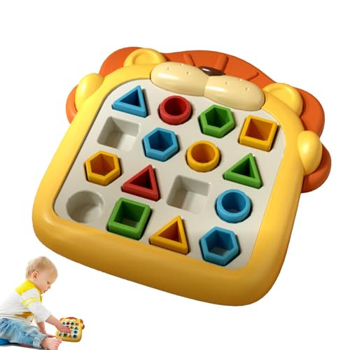 Form-Matching-Puzzle, Formsortierer-Spielzeug,Stapelspielzeug mit geometrischer Form im Cartoon-Design | Form- und Farbsortierung für Kinder im Vorschulalter, Lernsortierkombination für Zwei Form-Matching-Puzzle, Formsortierer-Spielzeug,Stapelspielzeug mit geometrischer Form im Cartoon-Design | Form- und Farbsortierung für Kinder im Vorschulalter, Lernsortierkombination für Zwei von Stronrive