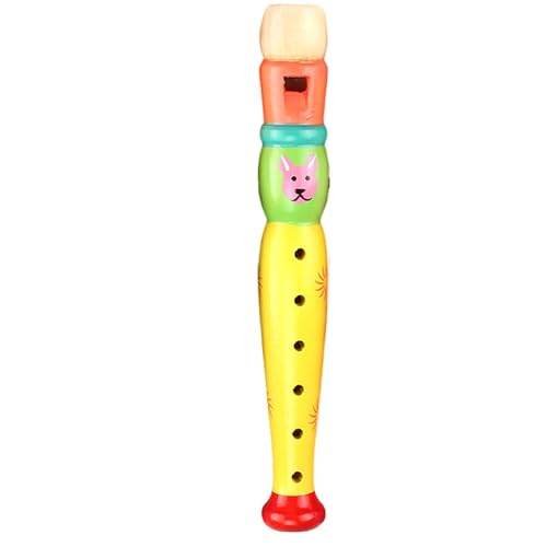 Kinderflöte, Holzflöte - Cartoon Holzflöte - Kleine Blockflöten aus , 6-Loch-Flötenspielzeug für Jugendliche, Musikspielzeug für die frühe Bildung Kinderflöte, Holzflöte - Cartoon Holzflöte - Kleine Blockflöten aus , 6-Loch-Flötenspielzeug für Jugendliche, Musikspielzeug für die frühe Bildung von Stronrive