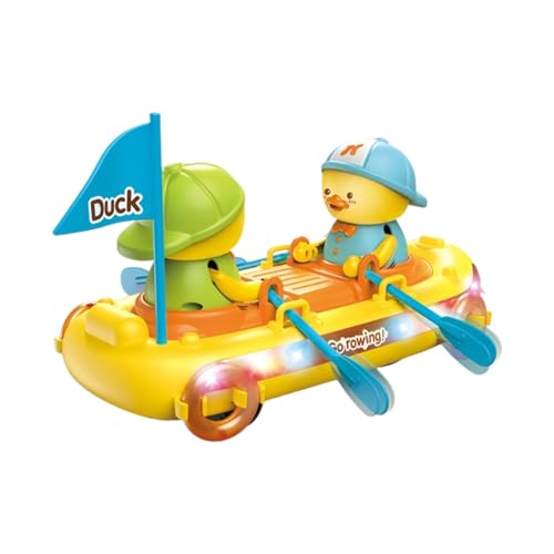 Kleinkindbadspielzeug, Entenspielzeug für Kleinkind 1-3 | Elektrische Osterente Ente mit Lichtern Musik süßes Spielzeugboot | ABS -Badewannenspiel, Kleinkind Spielen Boote für das von Stronrive
