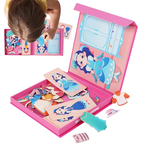 Magnetpuzzlespielzeug, Magnetpuzzle | Sensorische hölzerne Reisebereich Magnetaufkleber Puzzler - Pädagogisches Lernspiel Matching Puzzle Board für Vorschulklassenzimmer von Stronrive