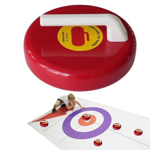 Stronrive Curling Spiel | Spiele Für Tischplatte Portabel - Entwicklungsspielzeug Für Erwachsene Und Kinder Büro Uni Party Familientreffen von Stronrive