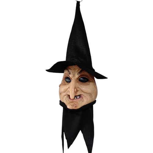 Stronrive Hexendekoration | Kostümzubehör Blinkende Hexendekor,Halloween Deko Mit Licht Und Geräusch Für Drinnen Draußen Geisterhaus Partys von Stronrive