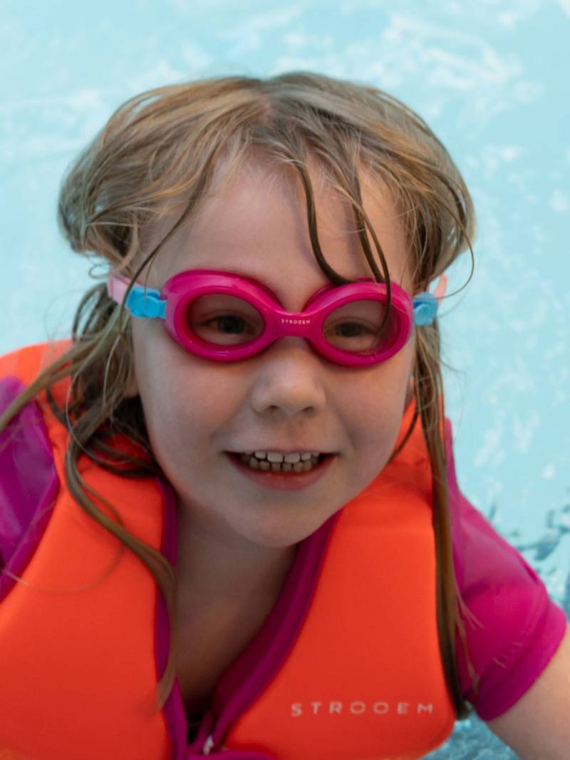 Strooem Bright Splash Schwimmbrille, Pink-Orange Strooem Bright Splash Schwimmbrille, Pink-Orange von Strooem