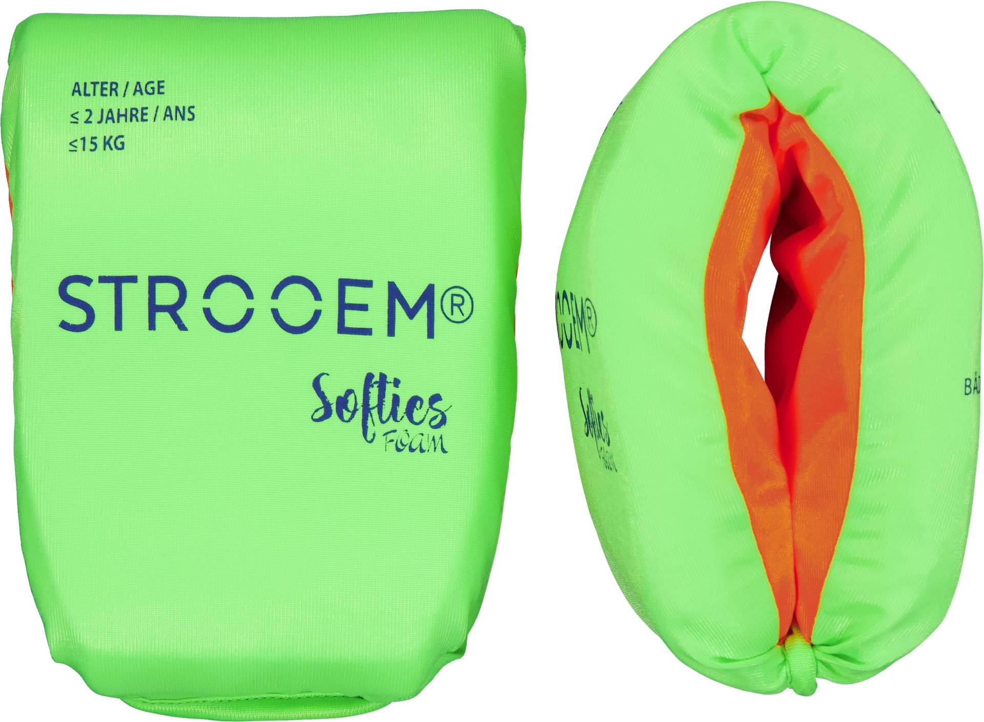 Strooem Softies Schwimmflügel, Lime-Orange, 0 Monate - 2 Jahre von Strooem