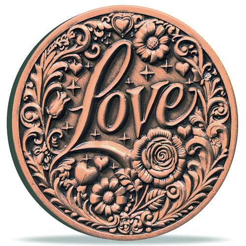 Strugglejewelry Liebesmünze Romantisches Medaillon für Hochzeit, um Ihre Liebe zu zeigen, motivierendes Andenken für Partner Strugglejewelry Liebesmünze Romantisches Medaillon für Hochzeit, um Ihre Liebe zu zeigen, motivierendes Andenken für Partner von Strugglejewelry