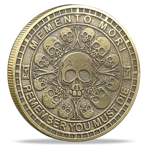 Strugglejewelry Memento Mori Herausforderungsmünze - Erhöhen Sie Ihre tägliche stoische Praxis mit Amor Fati Medaillon - Ein perfektes Stoizismus-Geschenk und EDC-Metall-Token für die Umarmung der Strugglejewelry Memento Mori Herausforderungsmünze - Erhöhen Sie Ihre tägliche stoische Praxis mit Amor Fati Medaillon - Ein perfektes Stoizismus-Geschenk und EDC-Metall-Token für die Umarmung der von Strugglejewelry