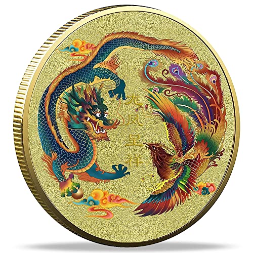 The Chinese Dragon Phoenix Brings Prosperity Lucky Coin Lottery Tickets Scratcher Tool Good Luck Charms Challenge Coin The Chinese Dragon Phoenix Brings Prosperity Lucky Coin Lottery Tickets Scratcher Tool Good Luck Charms Challenge Coin von Strugglejewelry