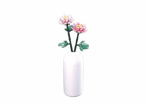 Sluban Baustein-Blumenset mit Vase, Rosa Blüten, 37,2 cm Höhe, Kreatives Geschenk, M38-B1101-05 Sluban Baustein-Blumenset mit Vase, Rosa Blüten, 37,2 cm Höhe, Kreatives Geschenk, M38-B1101-05 von Stuban