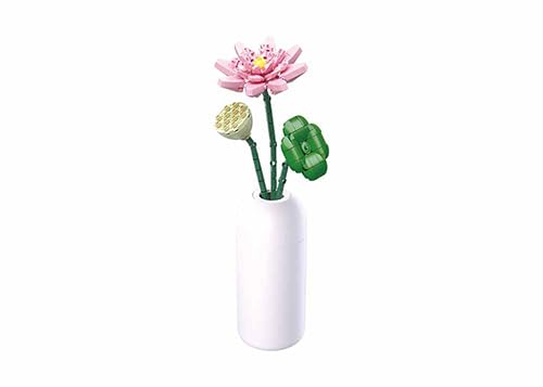 Stuban Baustein-Blume Set, Kreative Lebenssteine, Rosa Sonnenblume mit Grünen Blättern, 40,6 cm Höhe, Dekorative Vase, M38-B1101-06 Stuban Baustein-Blume Set, Kreative Lebenssteine, Rosa Sonnenblume mit Grünen Blättern, 40,6 cm Höhe, Dekorative Vase, M38-B1101-06 von Stuban