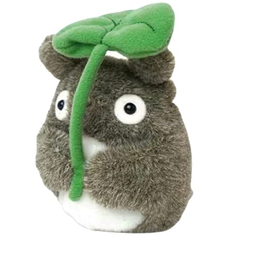Mein Nachbar Totoro (Ghibli) Kuscheltier / Stofftier / Plüsch Figur: Totoro mit Blatt 13 cm von Studio Ghibli