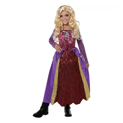 Salem Hexenkostüm, mehrfarbig, Kinder, Größe L 12–14 von Studio Halloween