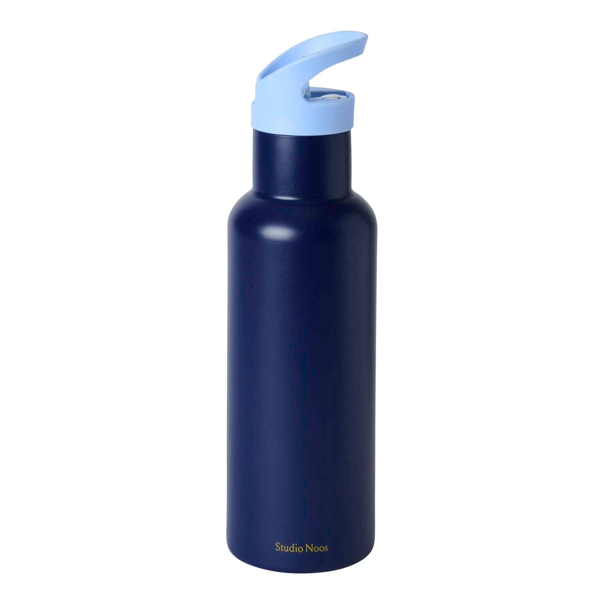 Studio Noos Edelstahl-Trinkflasche mit Strohhalm, 500ml Studio Noos Edelstahl-Trinkflasche mit Strohhalm, 500ml von Studio Noos