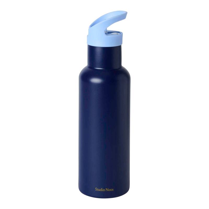 Studio Noos Edelstahl-Trinkflasche mit Strohhalm, 500ml Studio Noos Edelstahl-Trinkflasche mit Strohhalm, 500ml von Studio Noos
