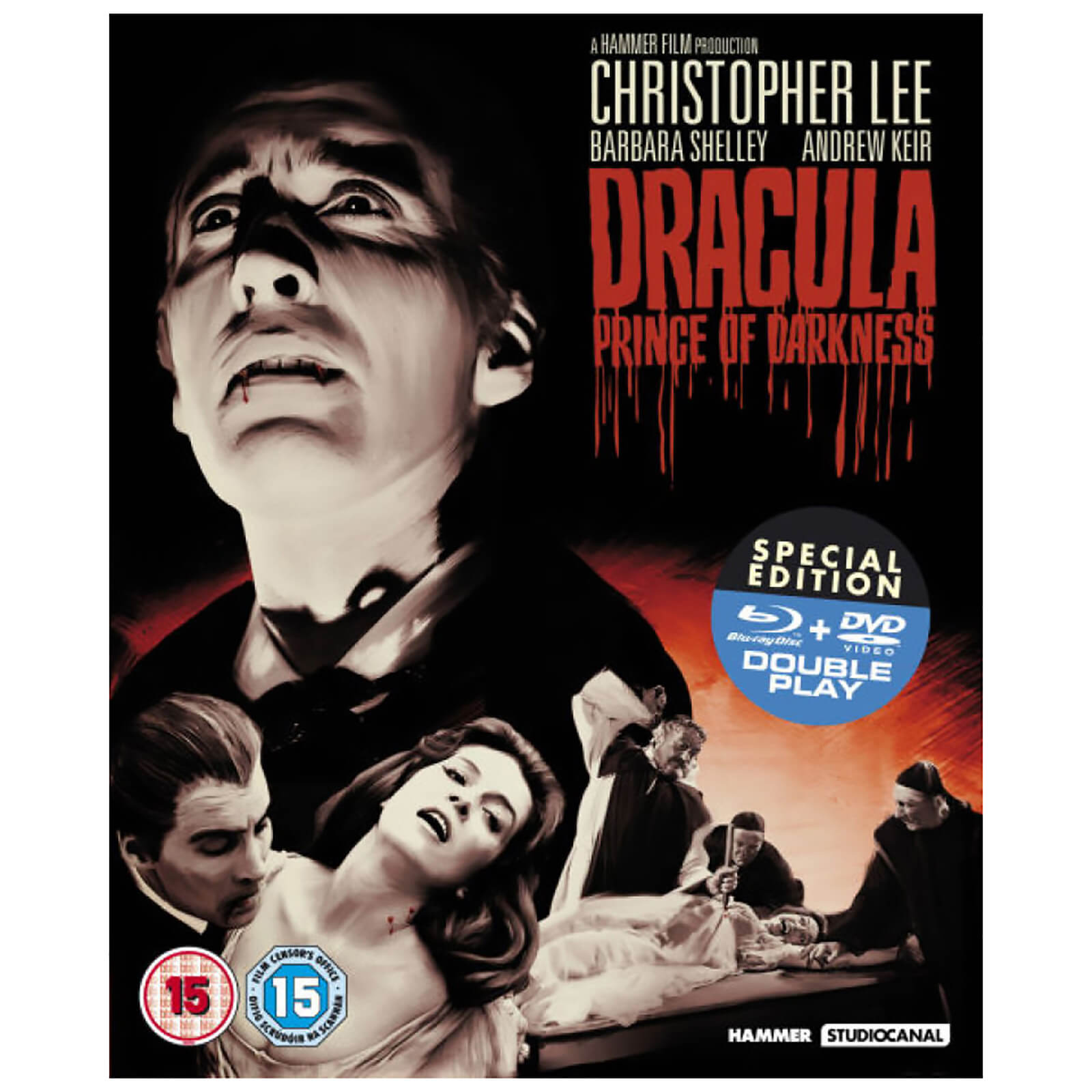 Dracula Prince of Darkness - Double Play (Blu-Ray and DVD) von StudioCanal