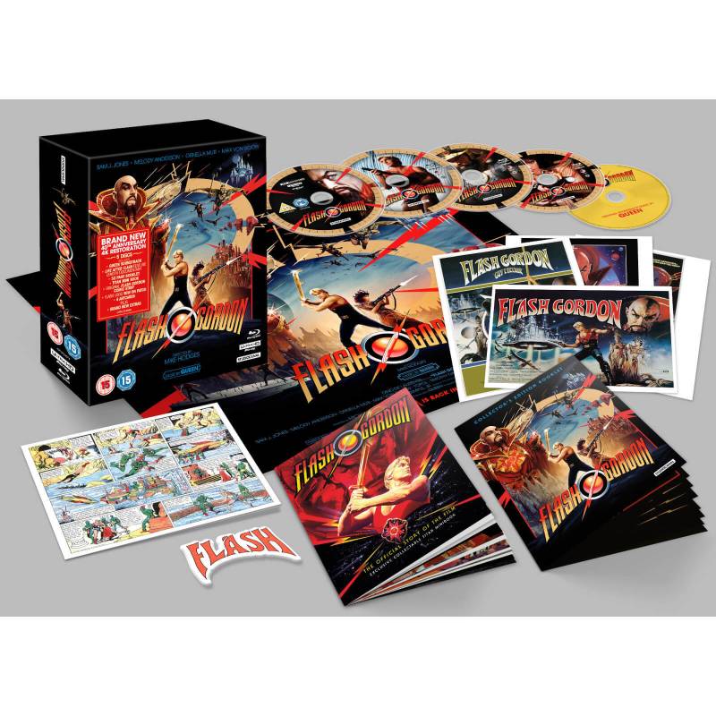 Flash Gordon (Ausgabe zum 40-jährigen Jubiläum) - 4K Ultra HD & Blu-ray Sammler Edition (5 CDs) von Studiocanal