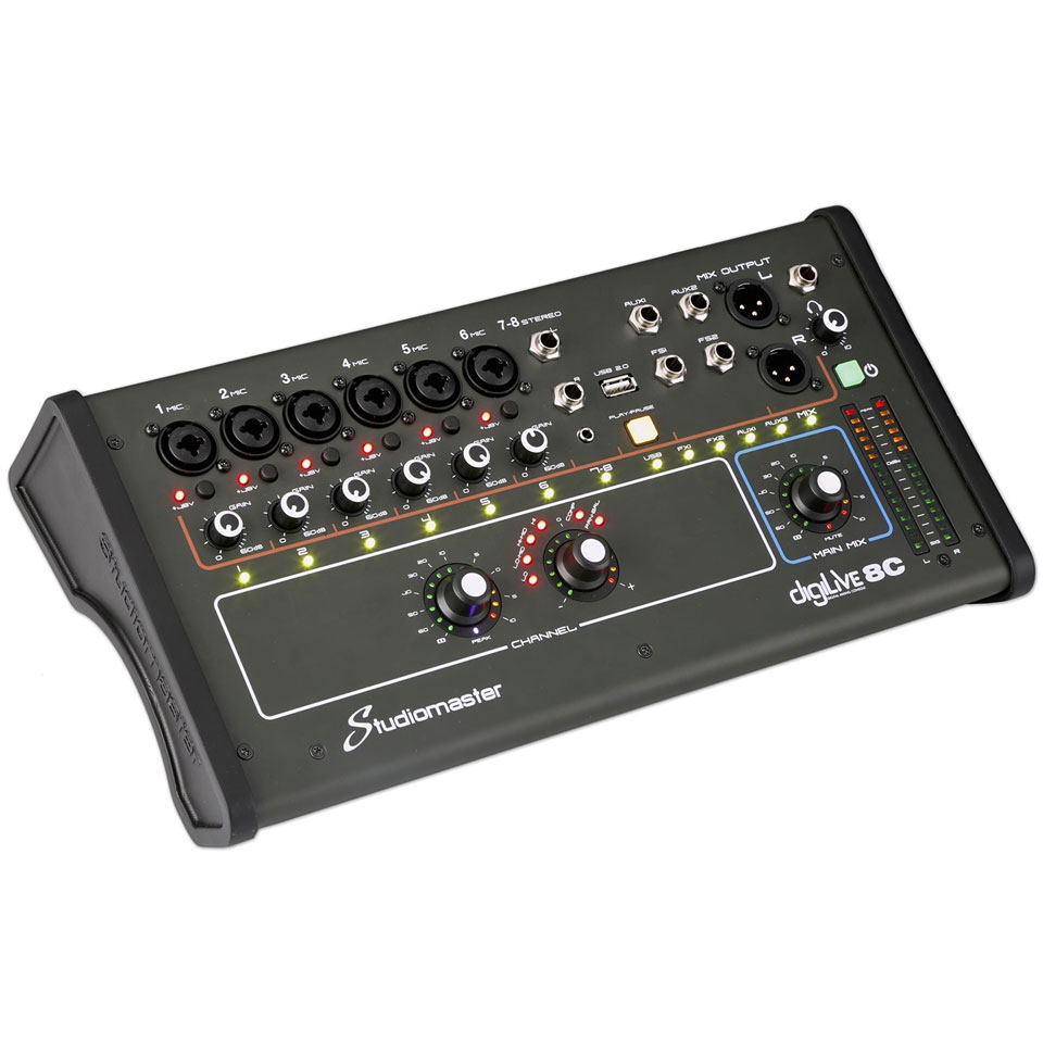Studiomaster DigiLive 8c Mischpult Digital Studiomaster DigiLive 8c Mischpult Digital von Studiomaster