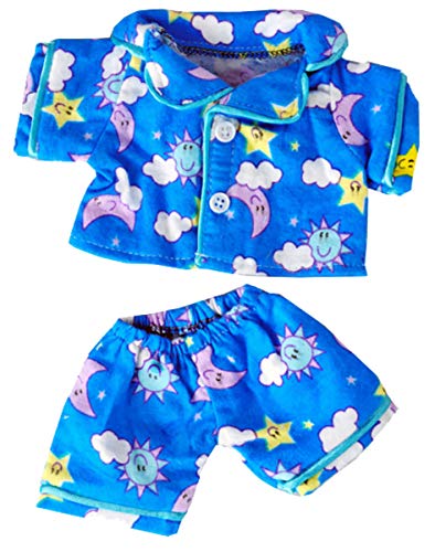 Sunny Days Teddybär-Outfit, 20,3 cm, Blau von Stuffems Toy Shop