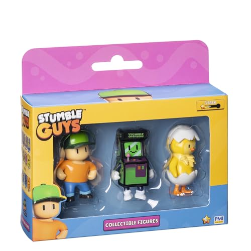 Stumble Guys - 3-Pack Figures - Mr. Stumble, Stumble Invaders & Hatchling von Stumble Guys