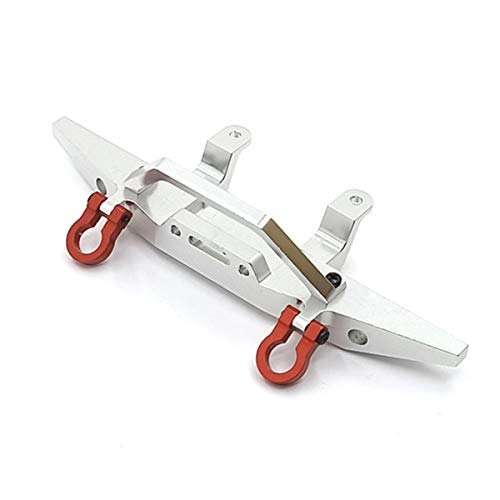 Stuurvnee Metall-Frontstoßstange für MN D90 D91 D96 D99S MN90 MN99 MN99S 1/12 RC Auto-Upgrade-Teile Zubehör, Silber Stuurvnee Metall-Frontstoßstange für MN D90 D91 D96 D99S MN90 MN99 MN99S 1/12 RC Auto-Upgrade-Teile Zubehör, Silber von Stuurvnee