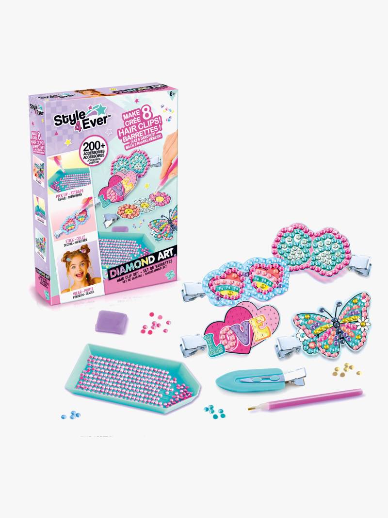 Style 4 Ever Bastelset Haarklammern Diamantkunst von Style 4 Ever