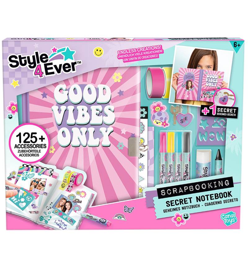 Style 4 Ever Scrapbooking - Geheimnis Tagebuch - Style 4 Ever - One Size - Tagebücher Style 4 Ever Scrapbooking - Geheimnis Tagebuch - Style 4 Ever - One Size - Tagebücher von Style 4 Ever
