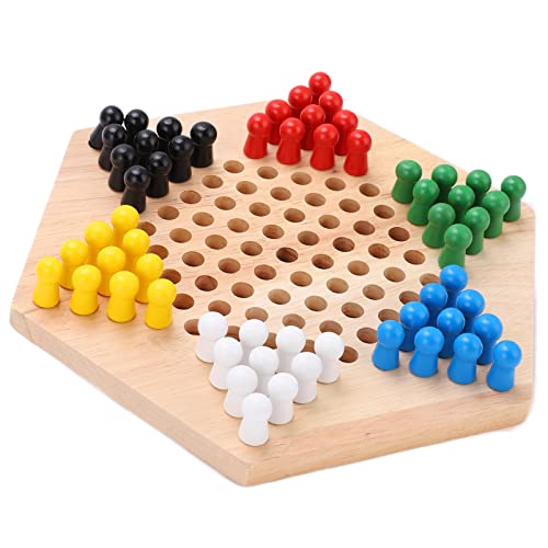 Chinesisches Checkers -Spiel Klassisches Holzspiel -Bildungspädagogikspielzeugspiel, Chinesische Prüfer Hölzerne Bunte Chinesische Checkers Brettspiel für Erwachsene Chinesisches Checkers -Spiel Klassisches Holzspiel -Bildungspädagogikspielzeugspiel, Chinesische Prüfer Hölzerne Bunte Chinesische Checkers Brettspiel für Erwachsene von Stylebest