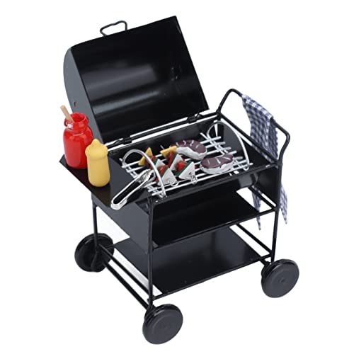 Mini BBQ Grill 1:12 Miniaturszene Exquisit Schön Lebendige Küchenmöbel Modell Puppenhauszubehör von Stylebest