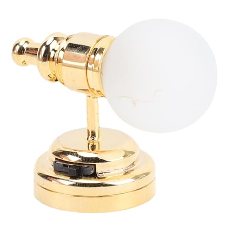 Stylebest 1:12 Puppenhaus -Miniatur -Wandlampe Mini -LED -Wandleuchte mit Gefrostetem Runden Kugellampenschirm Stylebest 1:12 Puppenhaus -Miniatur -Wandlampe Mini -LED -Wandleuchte mit Gefrostetem Runden Kugellampenschirm von Stylebest