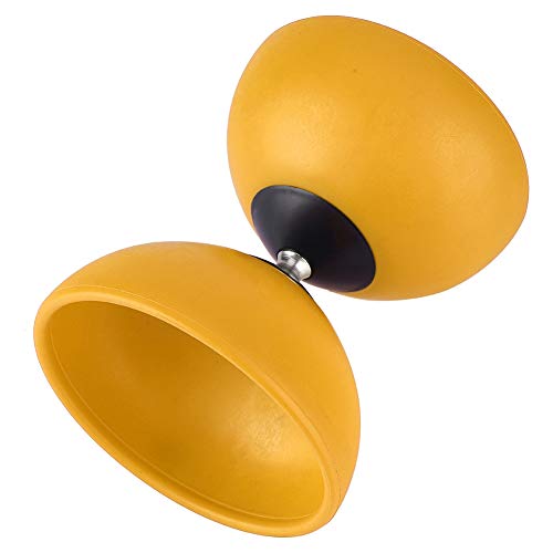 Stylebest Dreifachlagiger Diabolo -Set Chinese Yoyo mit Farbigen Diabolo -Stöcken (Gelb) von Stylebest