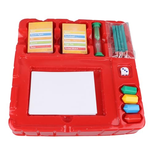 Stylebest Pictionary Brettspiel mit 1 Würfel Sanduhr 2 Gaming -Puzzle Interessantes Kartenbrettspiel von Stylebest
