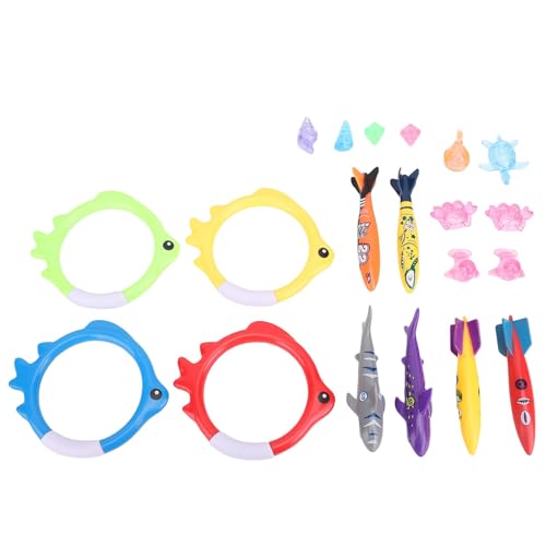 Stylebest Sommerpool Tauchen Schwimmspielzeug Kinder Spaß Schwimmspiele Sinken Unterwasser -Tauchgeschenke mit Aufbewahrungstasche für Mädchen Stylebest Sommerpool Tauchen Schwimmspielzeug Kinder Spaß Schwimmspiele Sinken Unterwasser -Tauchgeschenke mit Aufbewahrungstasche für Mädchen von Stylebest