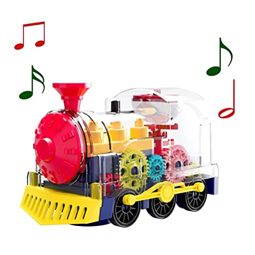 Stylebest Transparentes Electric -Ausrüstungs -Zugspielzeug, Kinderspielzeug mit Musik und Rotierende Lichter, für Spielen und Lernen Stylebest Transparentes Electric -Ausrüstungs -Zugspielzeug, Kinderspielzeug mit Musik und Rotierende Lichter, für Spielen und Lernen von Stylebest