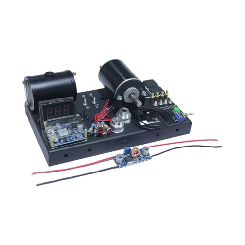 12-V-Gleichstromgenerator-Umbausatz mit Sockel für Zweizylinder-ST-NF2-Nitromotormodelle, komplettes DIY-Stromerzeugungsset mit Spannungsanzeige und Regler von Stylomira