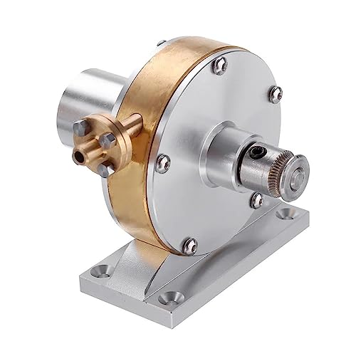 Metalldampfturbinenmotor -Desktop -Modell, Hochgeschwindigkeits -Turbinen -Dampfturbinenmotormodell mit Messingrotor von Stylomira