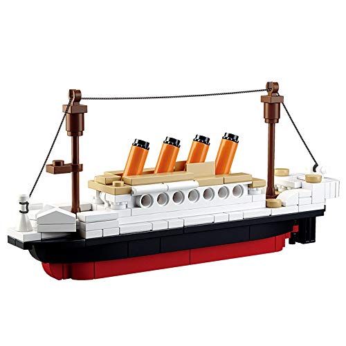 SuSenGo Mini Titanic Bausteine Schiff Spielzeug für Kinder 194 Stück Ziegel von SuSenGo
