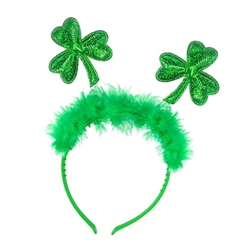St. Patrick's Day Haarreif, Feier, Kopfbedeckung, Kopfbedeckung, Kleeblatt-Stirnband St. Patrick's Day Haarreif, Feier, Kopfbedeckung, Kopfbedeckung, Kleeblatt-Stirnband von Suammiitstrieadea
