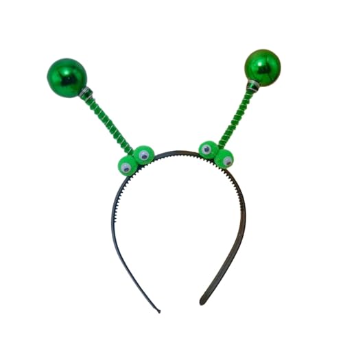 Suammiitstrieadea Alien Stirnband Lovely Martian Antenne Stirnband für Cosplay Bühnenauftritt Grün Suammiitstrieadea Alien Stirnband Lovely Martian Antenne Stirnband für Cosplay Bühnenauftritt Grün von Suammiitstrieadea