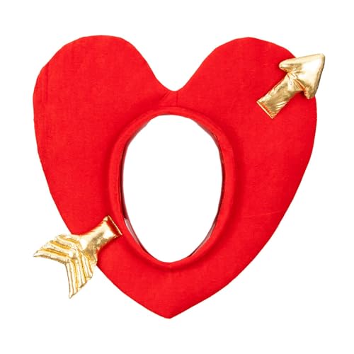 Suammiitstrieadea Amor-Pfeil-Hut, roter Plüsch-Herz, Partyhut für Valentinstag, Verkleidungsdekoration Suammiitstrieadea Amor-Pfeil-Hut, roter Plüsch-Herz, Partyhut für Valentinstag, Verkleidungsdekoration von Suammiitstrieadea