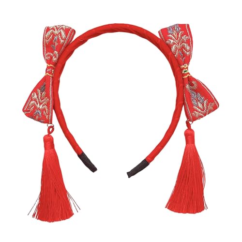 Suammiitstrieadea Chinesisches Neujahrs-Stirnband, niedliche Schleife, Haarreifen für Weihnachten, Karneval, Festival, Nr. B Suammiitstrieadea Chinesisches Neujahrs-Stirnband, niedliche Schleife, Haarreifen für Weihnachten, Karneval, Festival, Nr. B von Suammiitstrieadea
