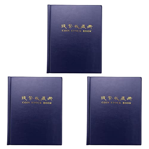 SuanQ PCCB Münzalbum für Münzhalter, professionelles Münzbuch, zufällige Farbe, 3 Stück von SuanQ