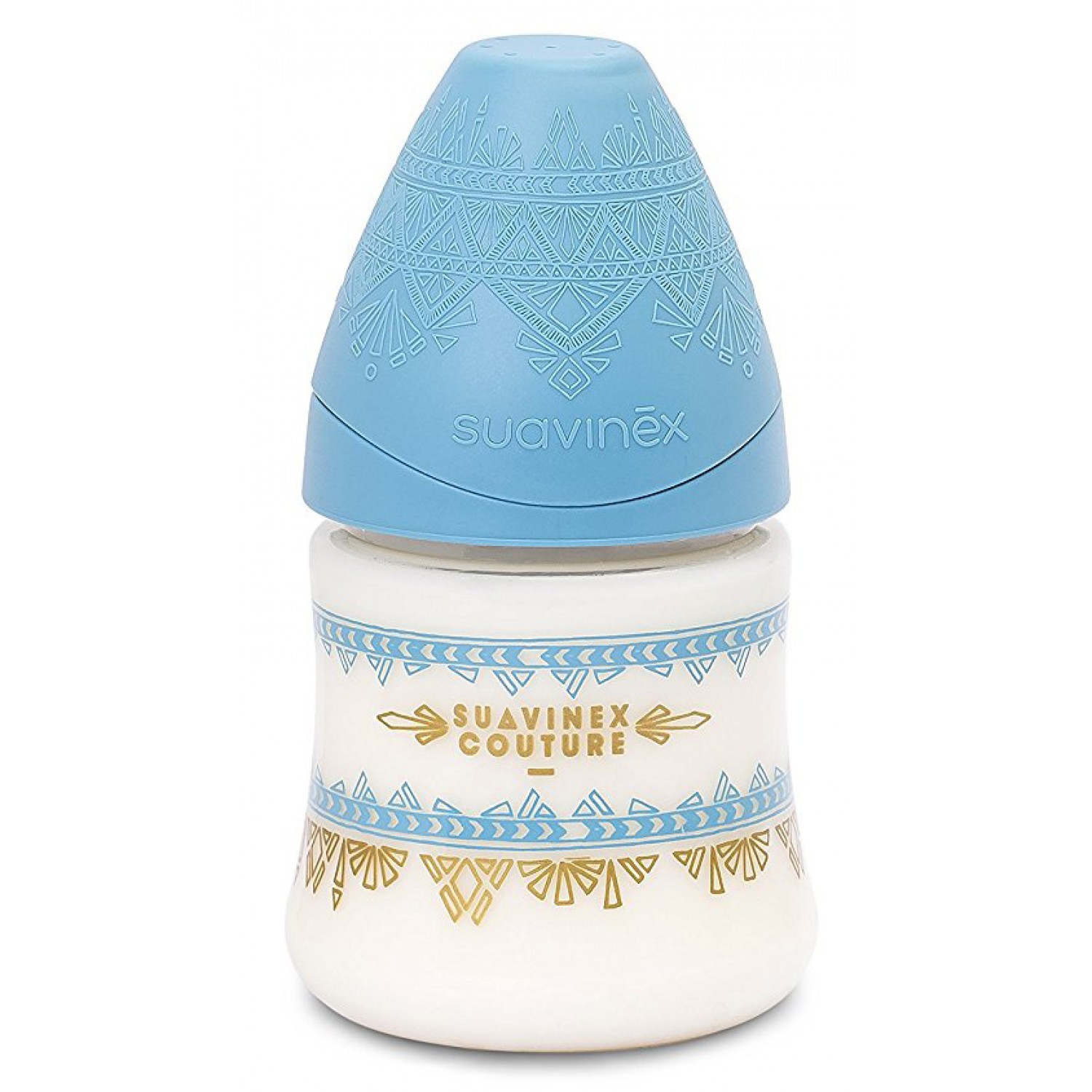 Biberon Suavinex 150ml Silicone Flusso Lento +0m Couture Blu Biberon Suavinex 150ml Silicone Flusso Lento +0m Couture Blu von Suavinex