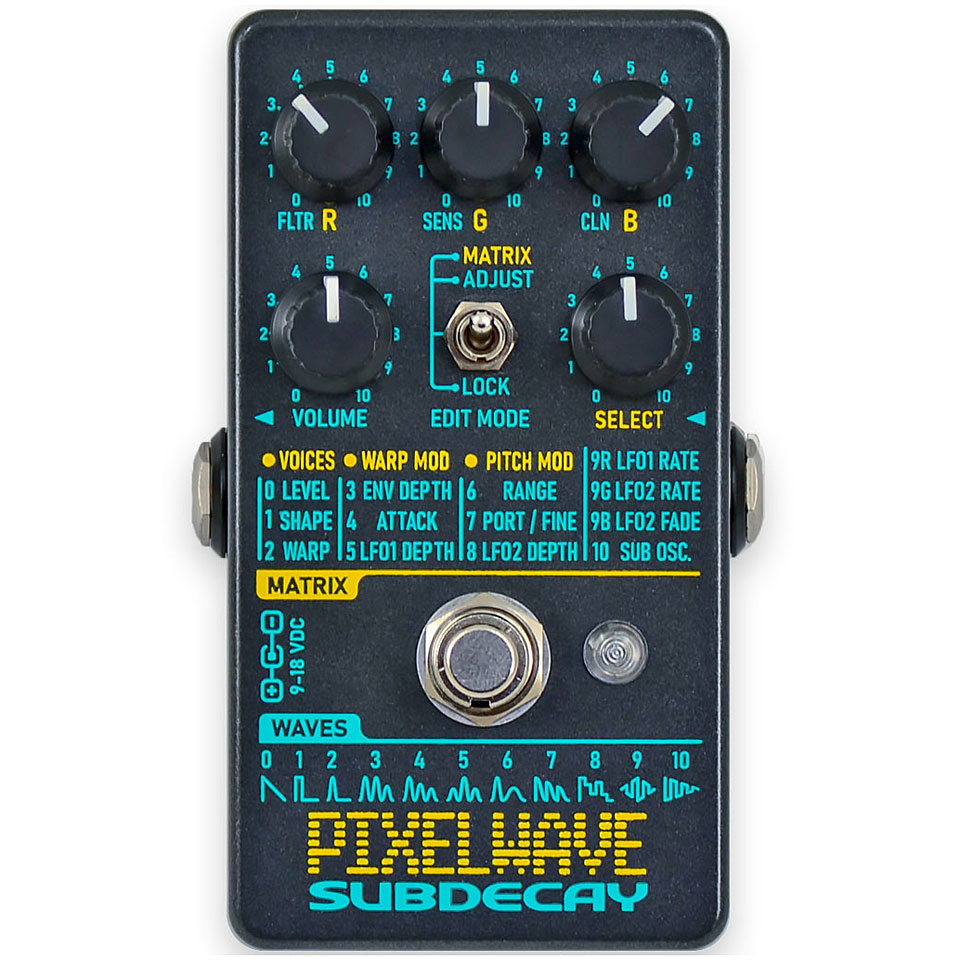 Subdecay PixelWave Phase Distortion Synthesizer Effektgerät E-Gitarre von Subdecay