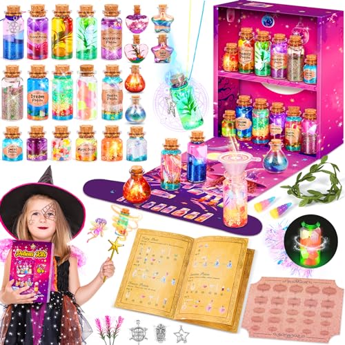 Subtail Creative Kreatives Geschenk Mädchen 6 7 8 9 10 11 Jahre - Zaubertrank Bastelset Kinder ab 6-12 Jahre -Basteln Mädchen 8 9 10 Jahre - Experimente Für Kinder Spielzeug ab 6 Jahre Mädchen von Subtail