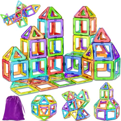Subtail Magnetische Bausteine Bauspielzeug 100 Pcs Magnetbausteine für Kinder Montessori Kreative Spielzeug ab 4 5 6 7 8 9 Jahre Junge und Mädchen Magnetic Blocks Geschenke für Kinder Subtail Magnetische Bausteine Bauspielzeug 100 Pcs Magnetbausteine für Kinder Montessori Kreative Spielzeug ab 4 5 6 7 8 9 Jahre Junge und Mädchen Magnetic Blocks Geschenke für Kinder von Subtail