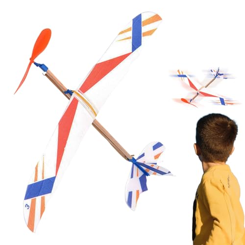 Sucritude Flugzeug Mit Gummiantrieb | Wurfgleiter Spielzeug Modell | Gummimotor Flugzeug für Outdoor Camping Garten, Kindergeburtstag Mitgebsel Sucritude Flugzeug Mit Gummiantrieb | Wurfgleiter Spielzeug Modell | Gummimotor Flugzeug für Outdoor Camping Garten, Kindergeburtstag Mitgebsel von Sucritude