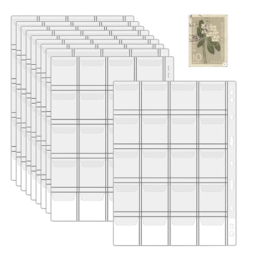 Sucritude Münzalben für Sammler, Währungssammlungsbuch, Münzsammelbuch für Neujahrsgeschenke – tragbar und transparent für Briefmarken, Sammelkarten und Währung Sucritude Münzalben für Sammler, Währungssammlungsbuch, Münzsammelbuch für Neujahrsgeschenke – tragbar und transparent für Briefmarken, Sammelkarten und Währung von Sucritude
