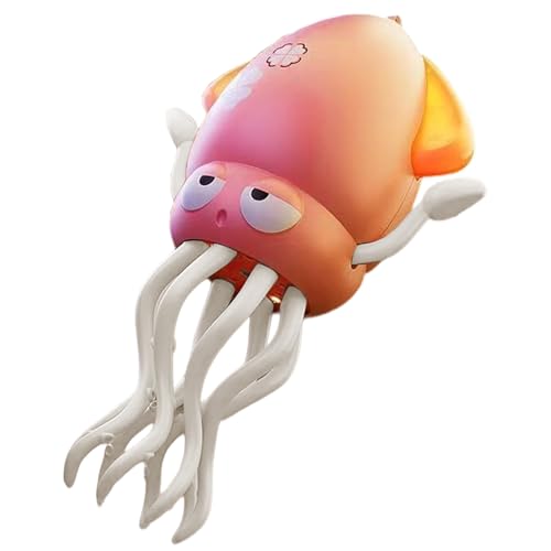 Sucritude Oktopus Krabbel Baby Spielzeug, Oktopus Baby Spielzeug Interactiv, Musik Und Lichters, Automatisch Hindernisvermeidung, Tanzendes Und Singendes Musikspielzeug FüR MäDchen Junge von Sucritude