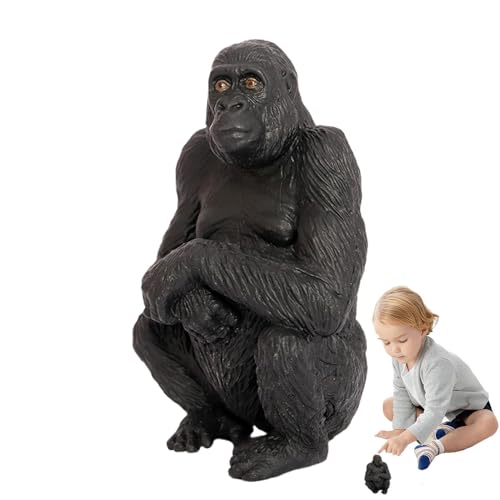 Sucritude Simulation Gorilla Statue, Gorilla -Modell - Orang -Utan -Spielzeugmodell,Bildung Kognitiver Tier Spielzeug Wildtier Figuren Party Gefälligkeiten für Mädchen Kinder Sucritude Simulation Gorilla Statue, Gorilla -Modell - Orang -Utan -Spielzeugmodell,Bildung Kognitiver Tier Spielzeug Wildtier Figuren Party Gefälligkeiten für Mädchen Kinder von Sucritude