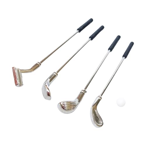 5pcs 1/12 Golves Club Set Mit Balls Dollhouses Accessoires Für Outdoor Szenendekoration Und Handwerksmodell Projekt Display von SueaLe