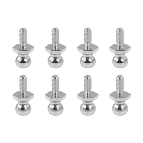 8pcs Metal Ball Bolder Fix Stoßdämpfer Kugelkopfschrauben Für Fernbedienung Autos Anhänger Drop Hitch Model Schrauben Geeignet Für Hobby Spieler Die Weit Verbreitet Sind In von SueaLe